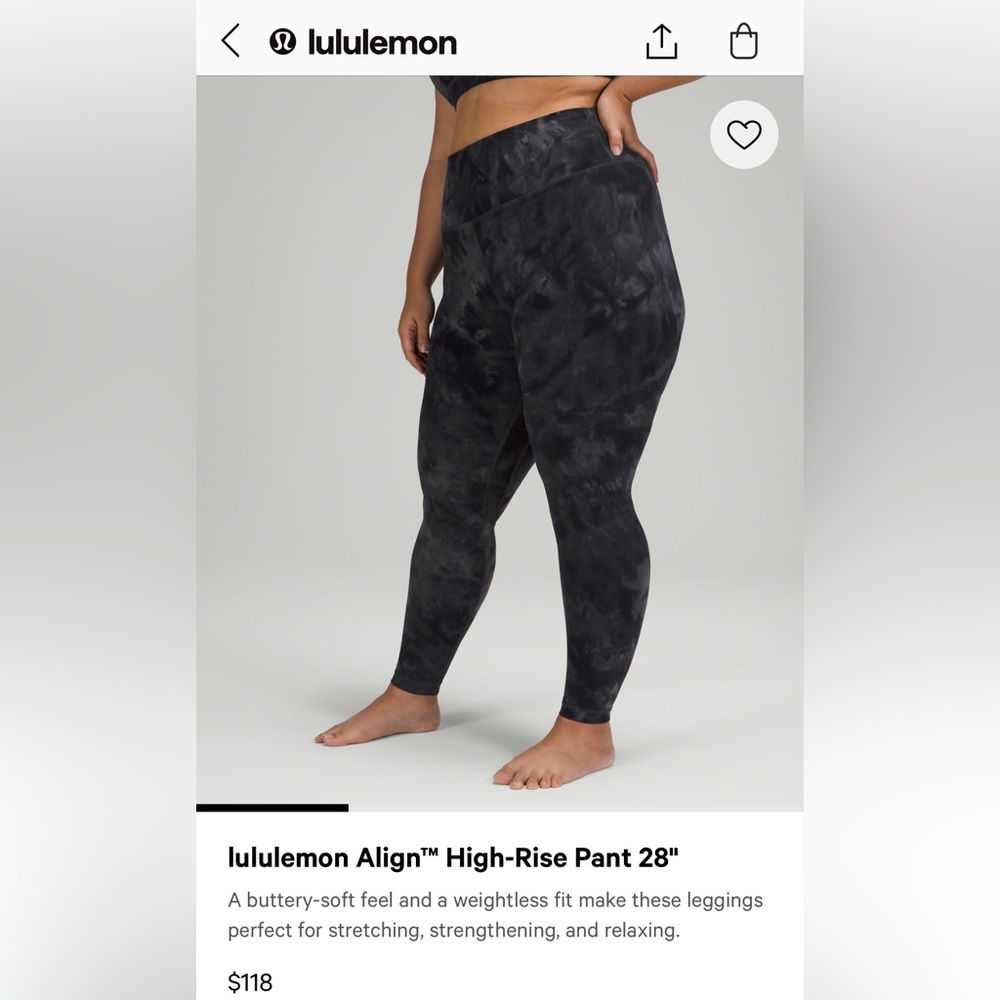 Lululemon Align high rise 28in leggings